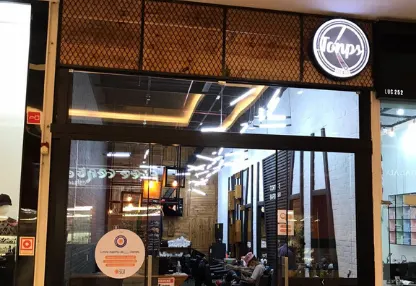 Fachada da loja Tonps Barbearia