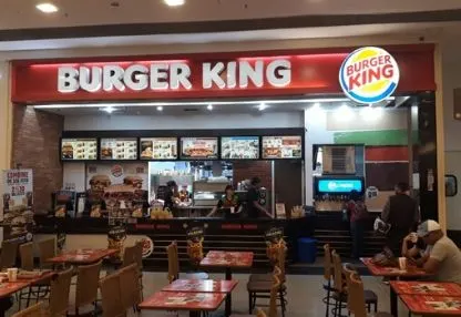 Fachada da loja Burger King