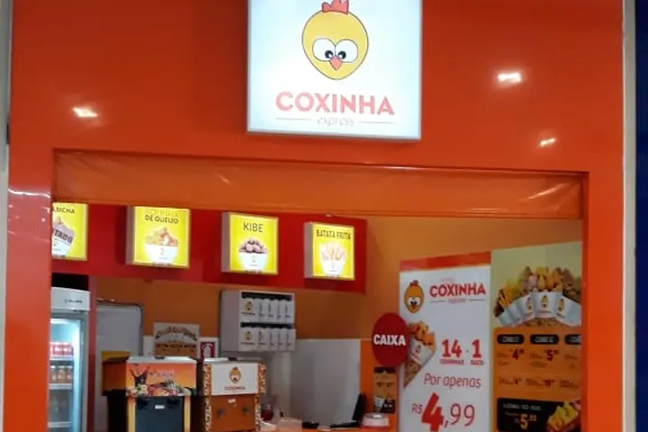 Fachada da loja Coxinha Express