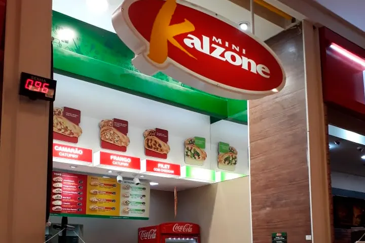 Fachada da loja Mini Kalzone