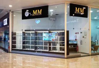 Fachada da loja MM Relojoaria