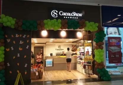 Fachada da loja Cacau Show