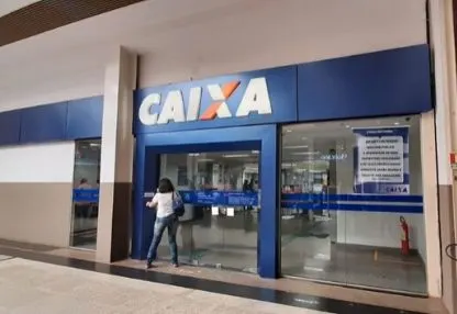 Fachada da loja Caixa Econômica Federal