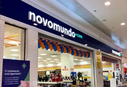Fachada da loja Novo Mundo