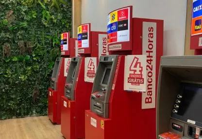 Fachada da loja Banco24Horas