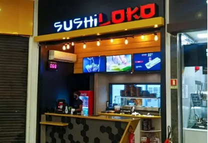 Fachada da loja Sushi Loko