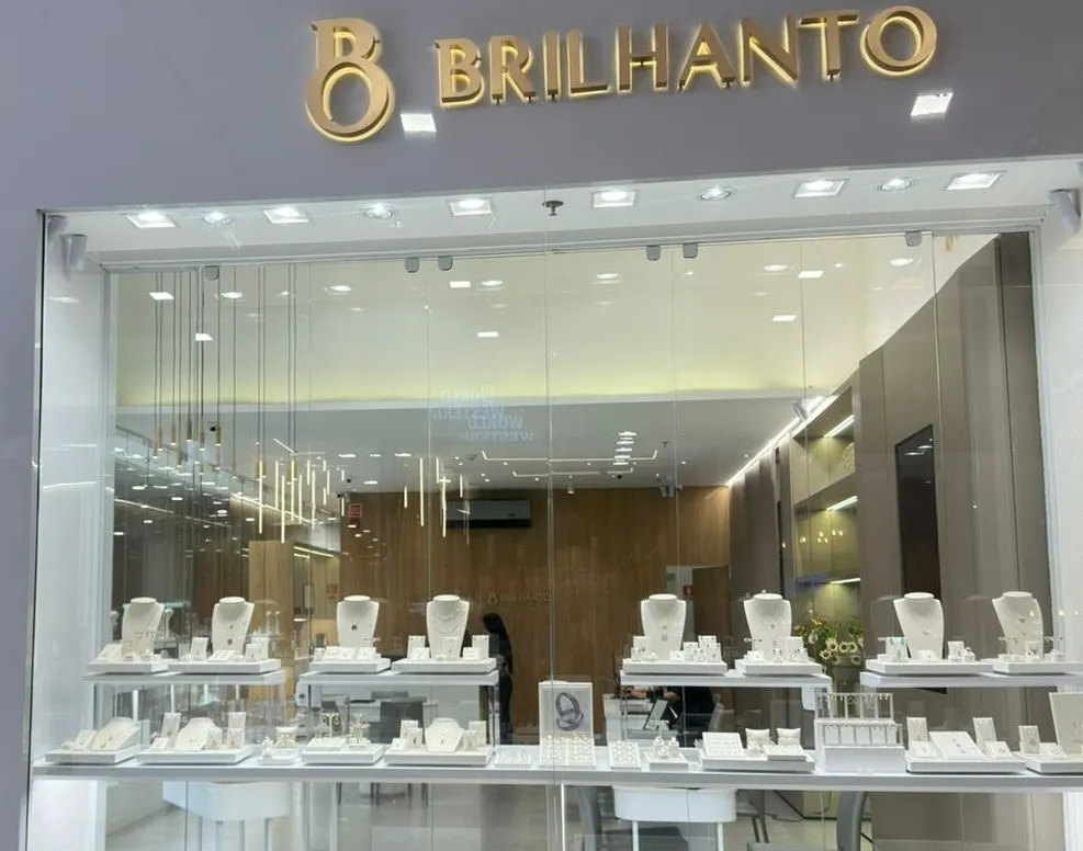Fachada da loja Brilhanto