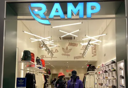 Fachada da loja Ramp