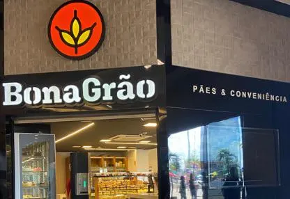 Fachada da loja Bona Grão
