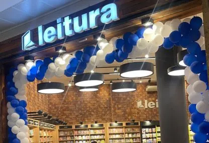 Fachada da loja Livraria Leitura