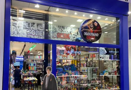 Fachada da loja Soberano Geek
