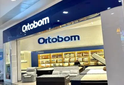 Fachada da loja Ortobom