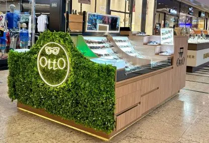 Fachada da loja Otto Glass