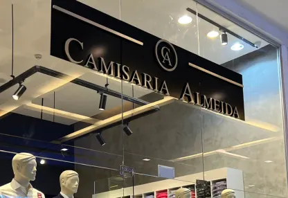 Fachada da loja Camisaria Almeida