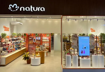 Fachada da loja Natura