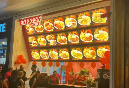 Fachada da loja Express Grill