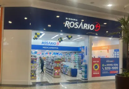 Fachada da loja Drogaria Rosário