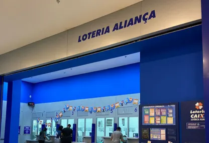 Fachada da loja Lotérica Aliança
