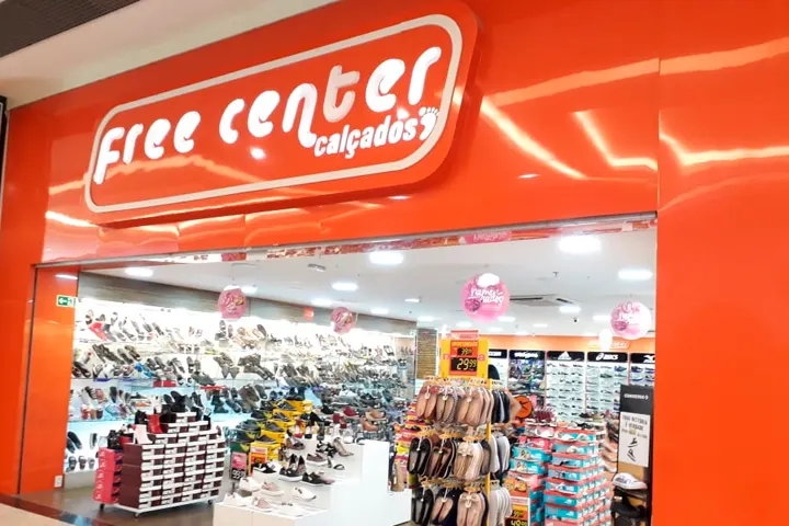 Fachada da loja Free Center