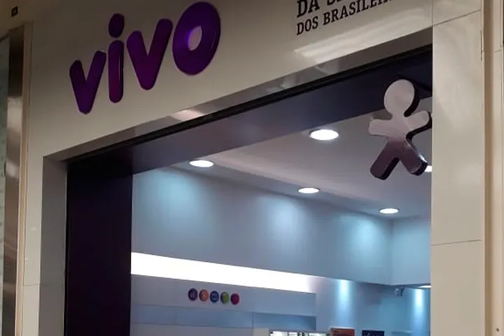 Fachada da loja Vivo